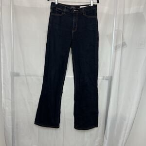 Not Your Daughters Jeans 8 dark wash bootcut embroidered curve hug